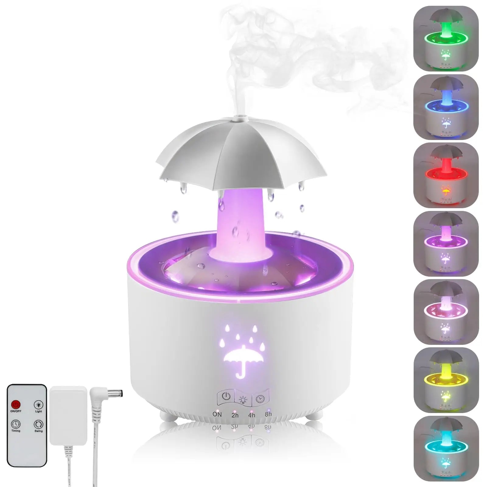 Wassertropfen-Aroma-Diffusor mit LED-Licht